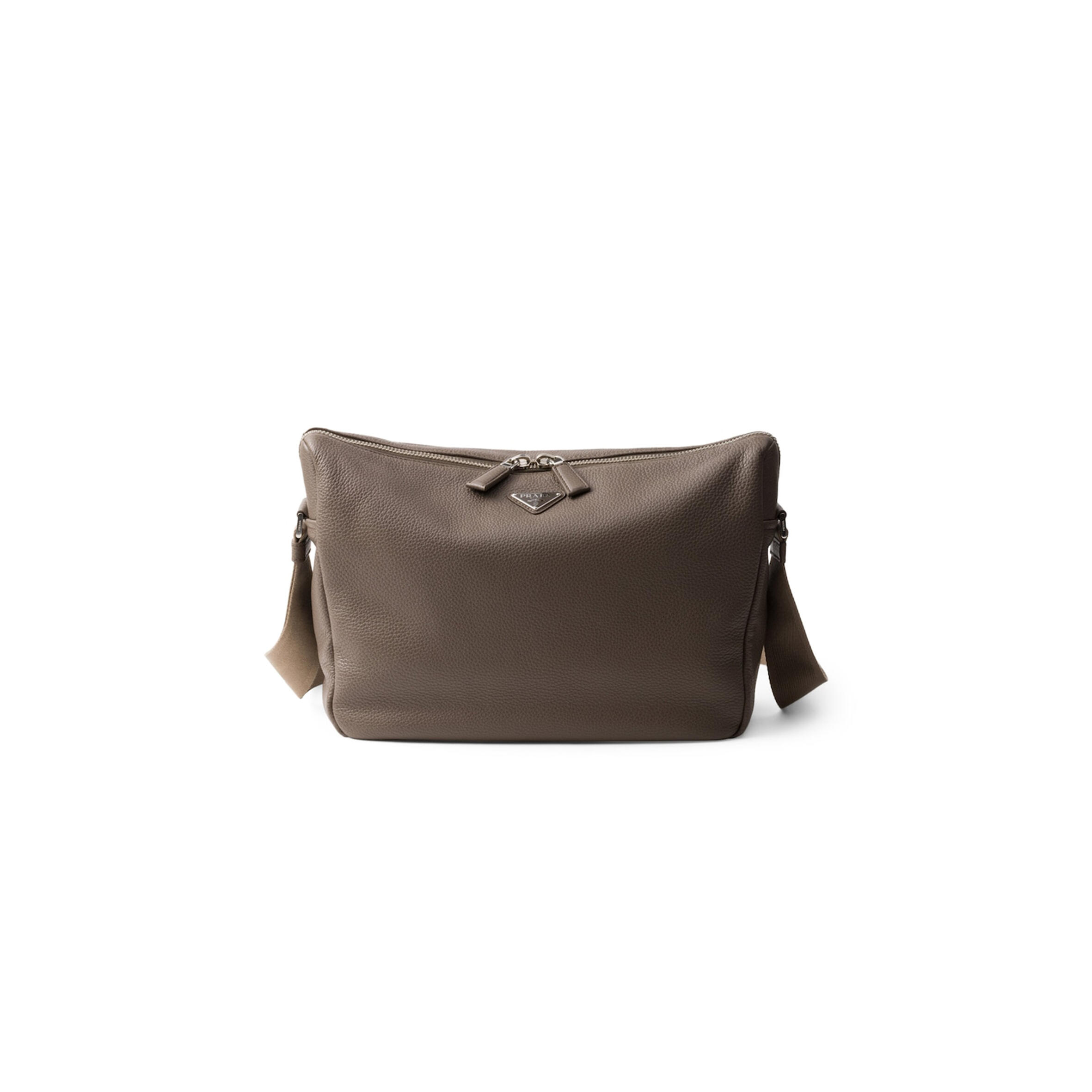 Pra*a medium leather shoulder bag 2vh182 (31.5*25*14cm)